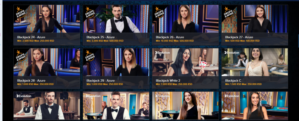 Baccarat Uživo igre